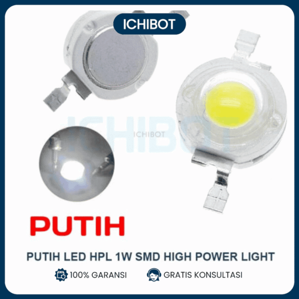 LED HPL 1W SMD Putih High Power 5730 Light Emitting Diode White
