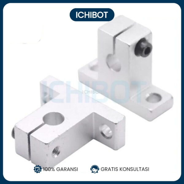 SK8 Vertical Bracket Holder Linear Axis Rail Shaft Aluminum CNC