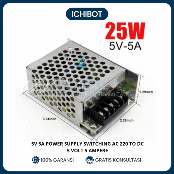 5V 5A Power Supply Switching AC 220 to DC 5 Volt 5 Ampere