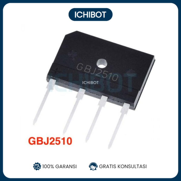 Dioda Bridge Sisir GBJ2510 25A1000V 25 Ampere 1000 Volt