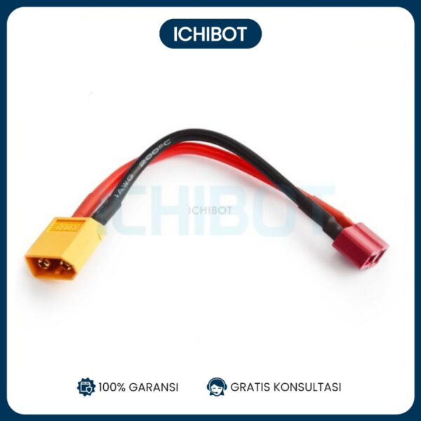 T plug female to XT60 male konektor connector konverter kabel socket