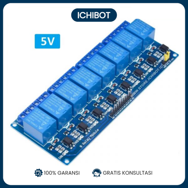 Relay 5V 8 Channel 8ch Chanel Arduino Optocoupler