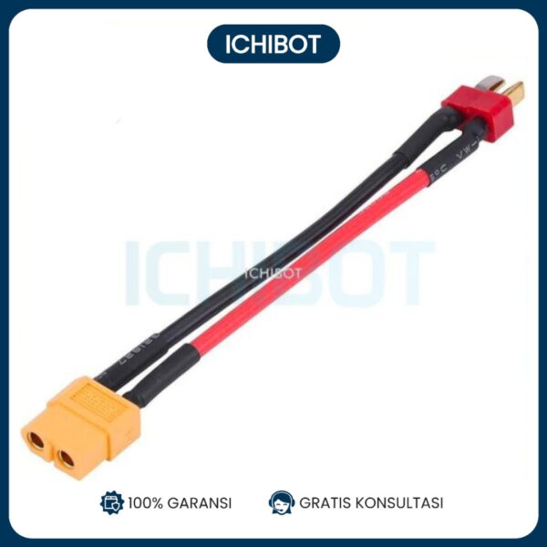 T plug male to XT60 female konektor connector konverter kabel socket