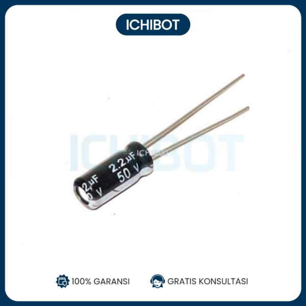 (10pcs) Elco 2.2uF 50V Capacitor Kapasitor Elko