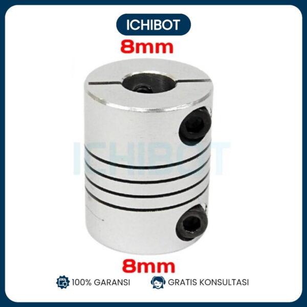 8-8 Flexible Coupling 8mm to 8mm 3D Printer Stepper CNC Shaft