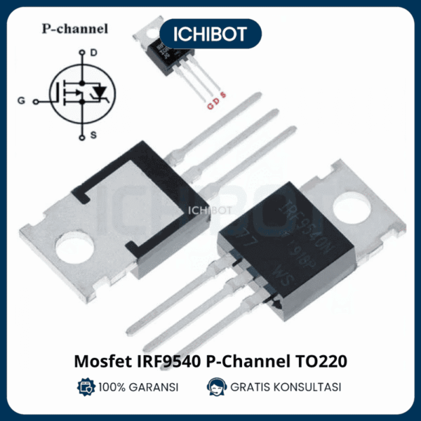 Mosfet IRF9540 P-Channel TO220 IRF 9540