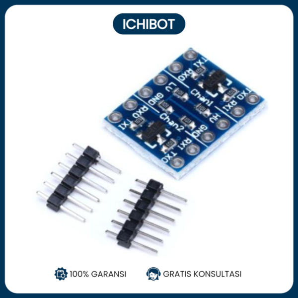 Level Converter 2-Way Bidireksional 3.3V 5V I2C UART SPI TTL Logic