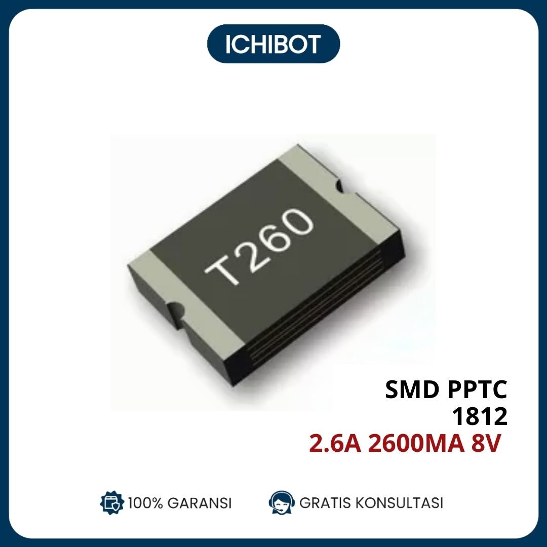 SMD 1812 2.6A Self Recovery Fuse 8V 2.6A 260mA RFuse Resettable