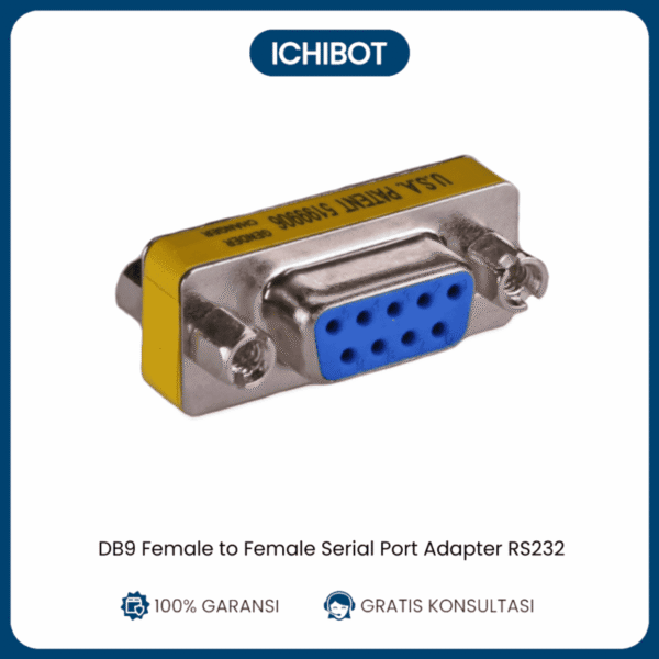 DB9 Female to Female Serial Port Adapter RS232