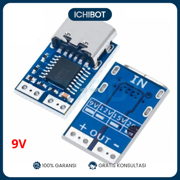 9v PDC004 decoy PD2.0 3.0 power trigger adapter QC4 charging Type C