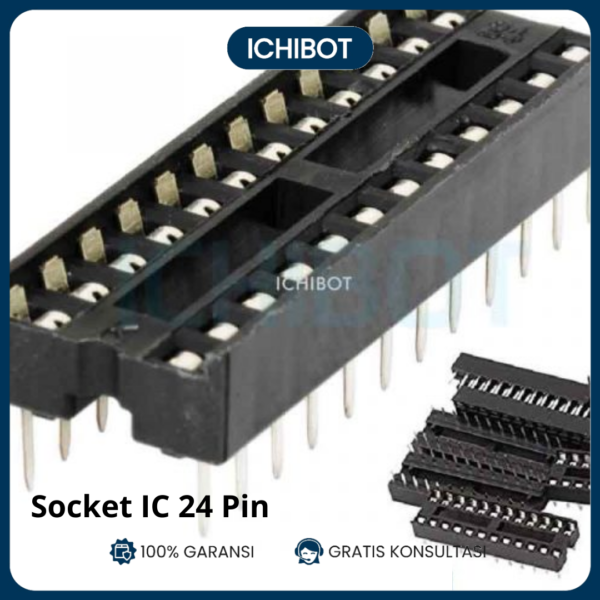 Socket IC 24 Pin 24P 24Pin IC Socket Connector 24P