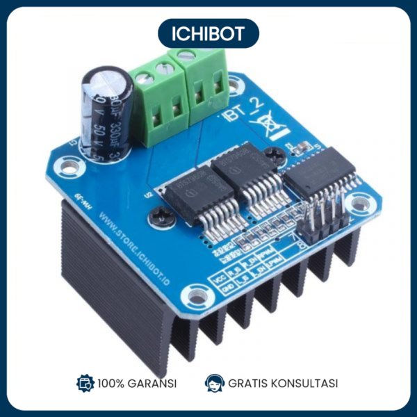 BTS7960 43A High Power Motor Driver Module H-Bridge + Heatsink