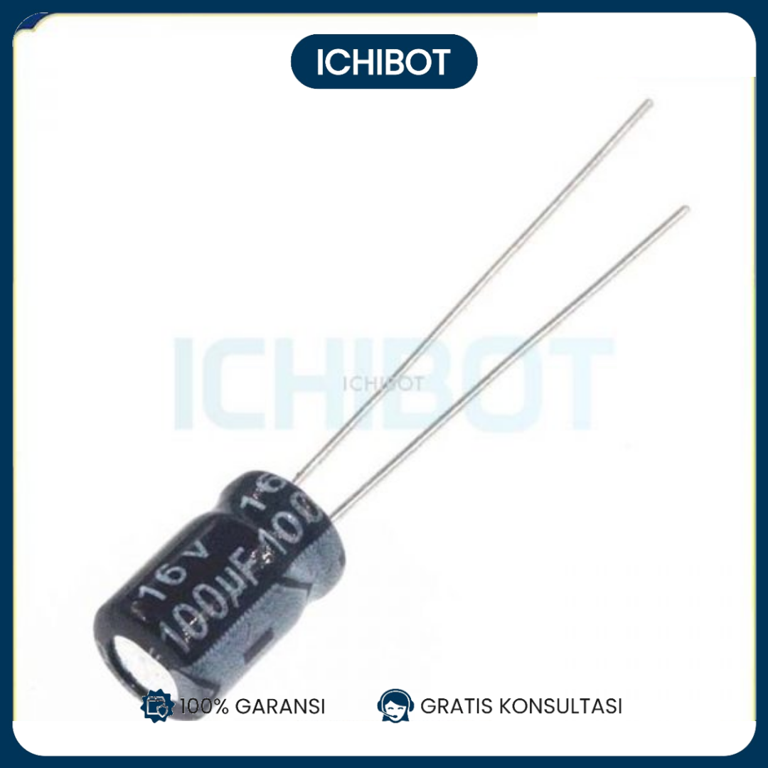 Elco 100uF 16V Capacitor Kapasitor Elko