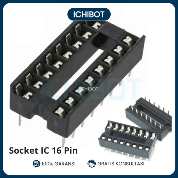 (10pcs) Socket IC 16 Pin 16P 16Pin IC Socket Connector