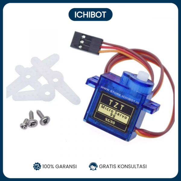 Servo SG90 Tower Pro Micro 9g 180 Derajat Nylon Gear Arduino