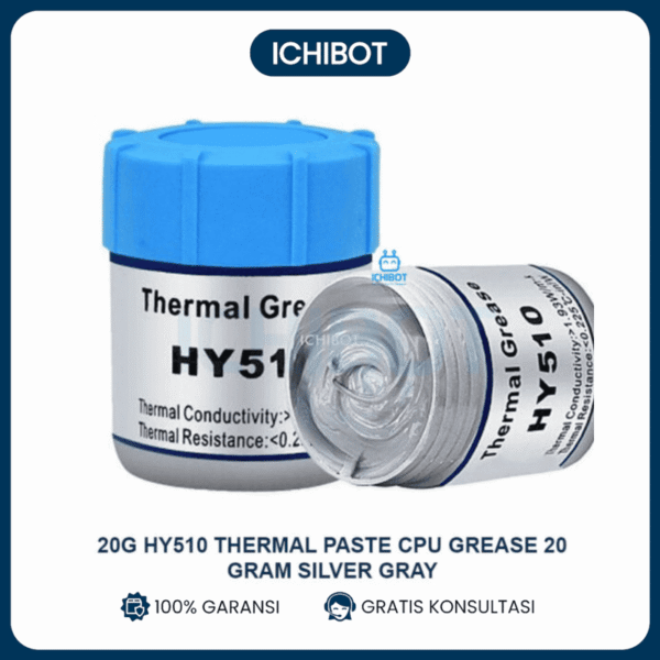 20g HY510 Thermal Paste CPU Grease 20 gram Silver Gray