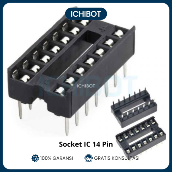 (10pcs) Socket IC 14 Pin 14P 14Pin IC Socket Connector