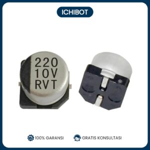 220uF 10v 6.3x5.4 SMD SMT Capacitor Elco Elko Kapasitor 220 uF