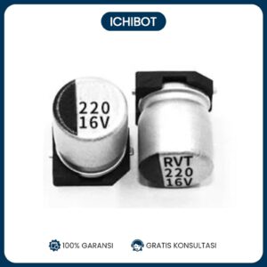 220uF 16v 8x10.5 SMD SMT Capacitor Elco Elko Kapasitor 220 uF