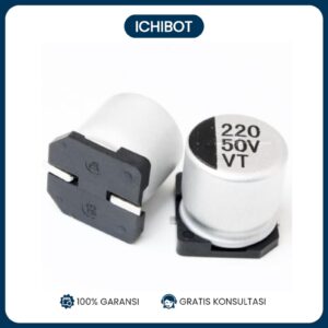 220uF 50v 8x10.5 SMD SMT Capacitor Elco Elko Kapasitor 220 uF