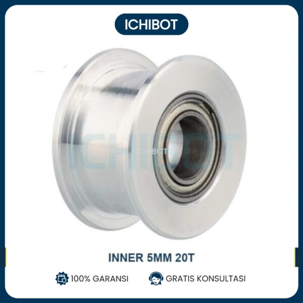 20T Diameter 5mm Inner Bore Pitch 2mm Timing Pulley 2GT Polos