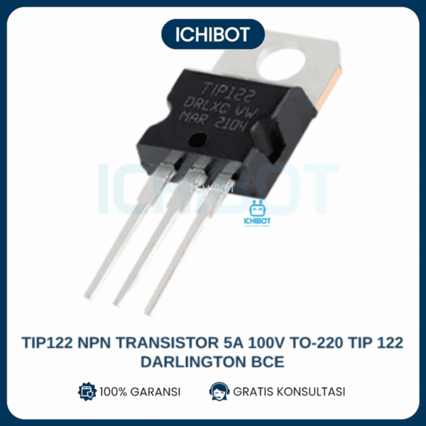 TIP122 NPN Transistor 5A 100V TO-220 TIP 122 DARLINGTON BCE