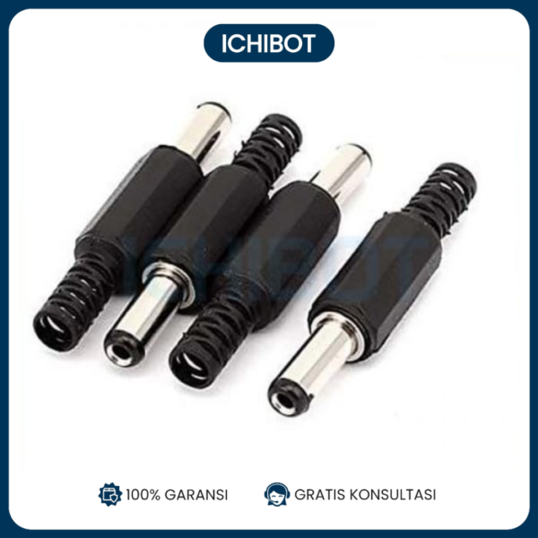 Soket DC Jack 5.5x2.1mm Male PCB Pin Connector Power Konektor