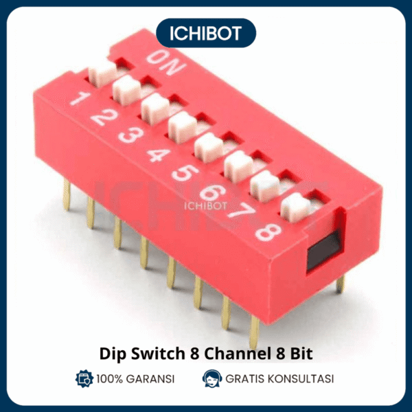 Dip switch 8 Chanel 8bit 8ch Flat Toggle Switch Coding Switch