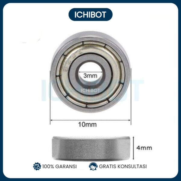 623ZZ Ball Bearing 3x10x4mm Laher Bola CNC 3D Printer Robot 3mm