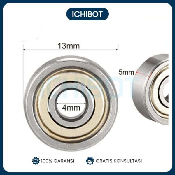 624ZZ Ball Bearing 4x13x5mm Laher Bola CNC 3D Printer Robot 4mm