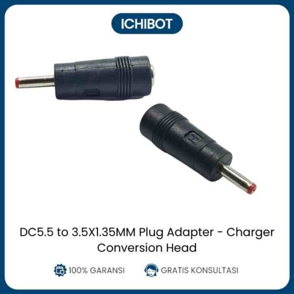 DC5.5 to 3.5X1.35MM Plug Adapter - Charger Conversion Head