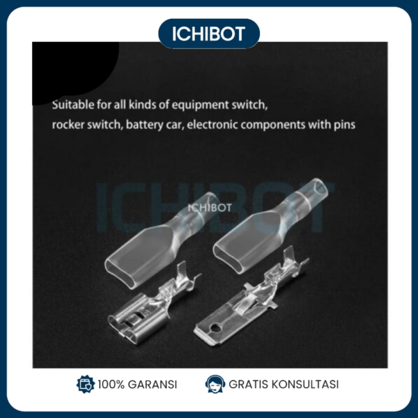 6.3 Spring Insert Cold Pressed Terminal Male Female 6.3mm Socket