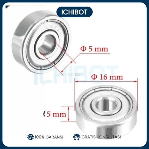 625ZZ Ball Bearing 5x16x5mm Laher Bola CNC 3D Printer Robot 5mm