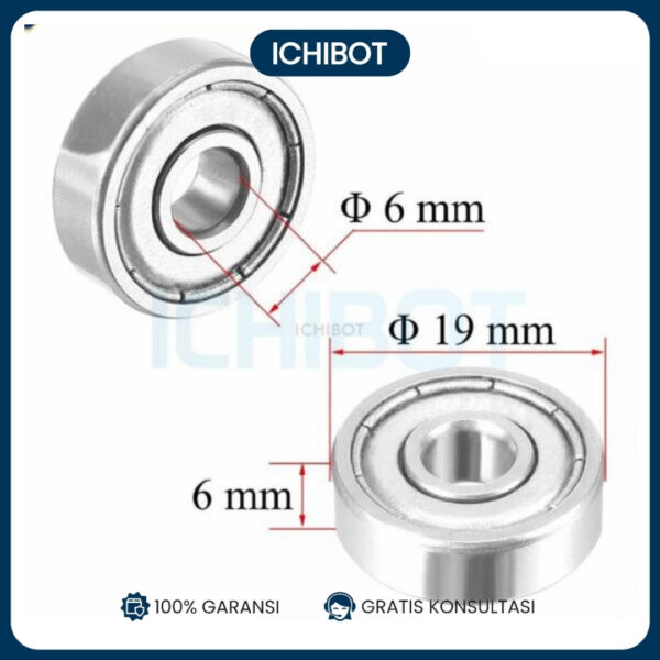 626zz 6x19x6 Bearing Laker Ball 6*19*6 6mmx19mmx6mm 6mm 19mm Laher