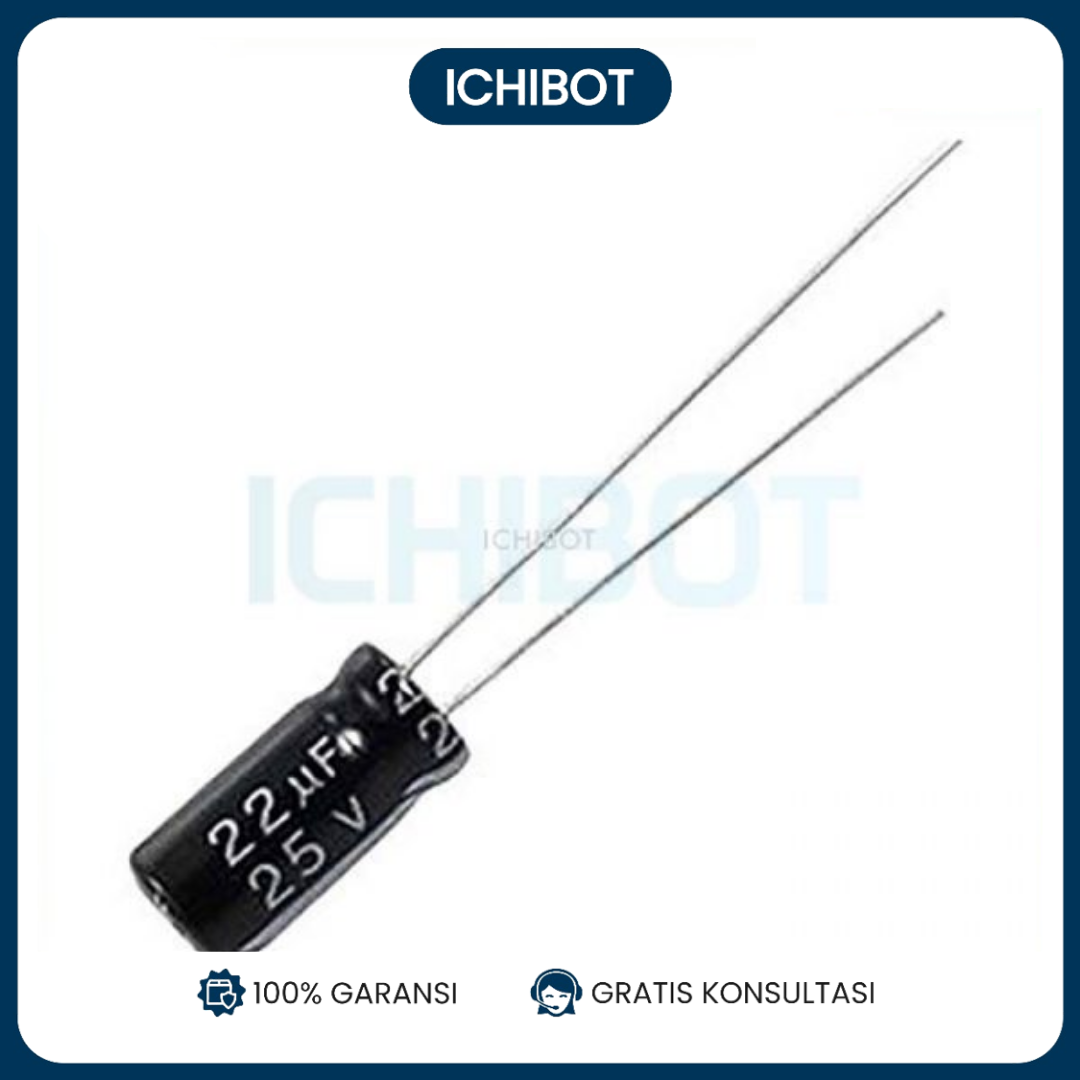 Elco 22uF 25V Capacitor Kapasitor Elko