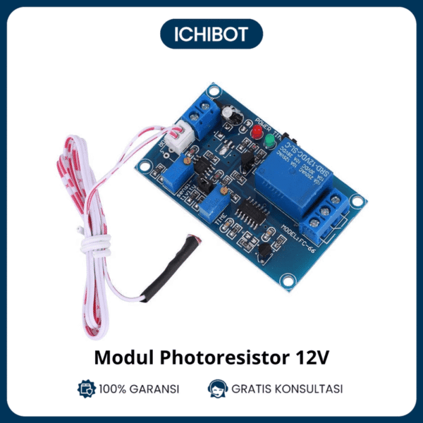 Modul Photoresistor Kontrol Kecerahan Otomatis 12V Light-Controlled Switch Relay - 12V