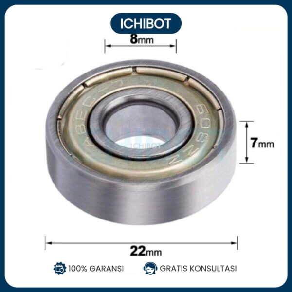 608zz 8x22x7 Bearing Laker Ball 8*22*7 8mmx22mmx7mm 8mm 22mm Laher