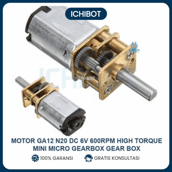 Motor GA12 N20 DC 6V 600rpm High Torque Mini Micro Gearbox Gear Box