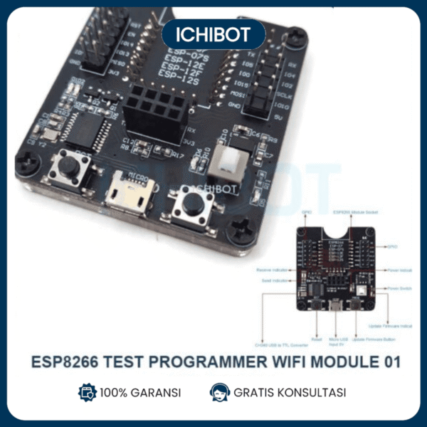 ESP8266 Test Programmer WIFI Module 01 01S 12E Adapter Adaptor 8266