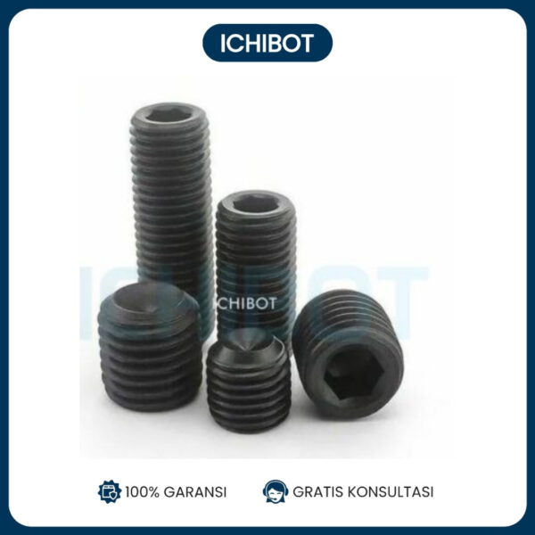(10pcs) M3x5mm Baut Tanam M3 5mm Hexagon L Coupling Hub M3x5