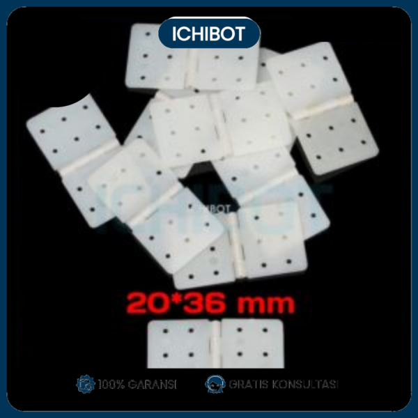 20x36mm Engsel Plastik Kecil Pesawat Nylon RC Spare Part 20x36