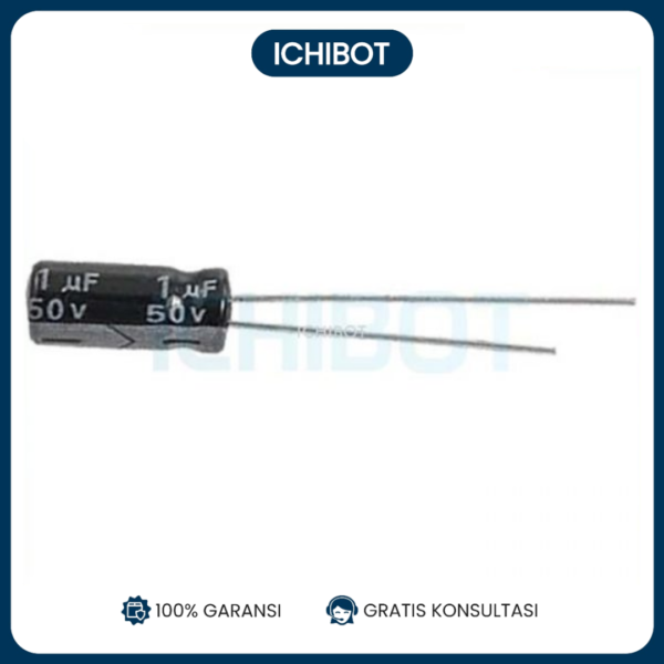 (10pcs) Elco 1uF 50V Capacitor Kapasitor Elko