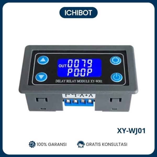Relay XY-WJ01 dengan Timer Pengatur Waktu Delay Module 5V-30V