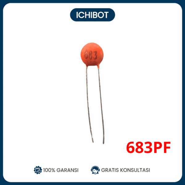 (10pcs) 683P 683PF 50V Capacitor Ceramic Kapasitor Keramik