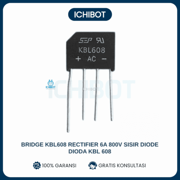 Bridge KBL608 Rectifier 6A 800V Sisir Diode Dioda KBL 608