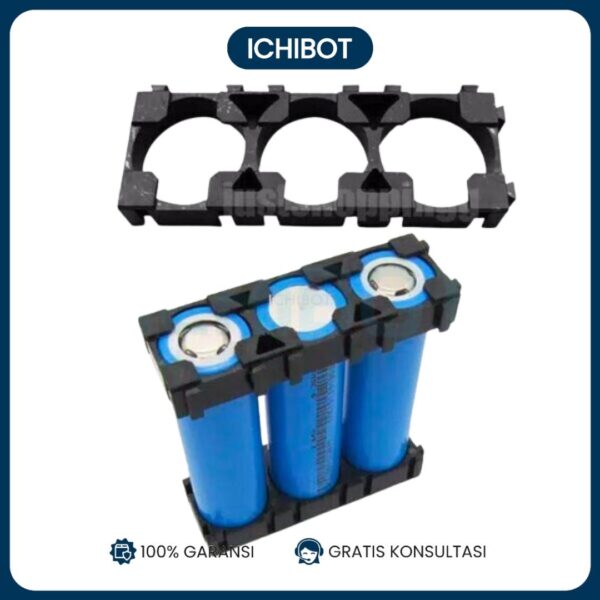 18650 lithium battery 3 bracket socket holder pack baterai 3x1 1x3 ...