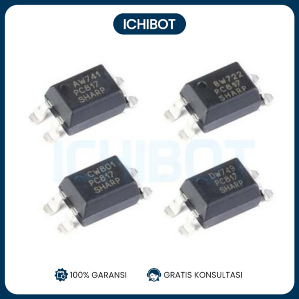 PC817 Optocoupler SMD-4 Transistor Output Isolator PCB