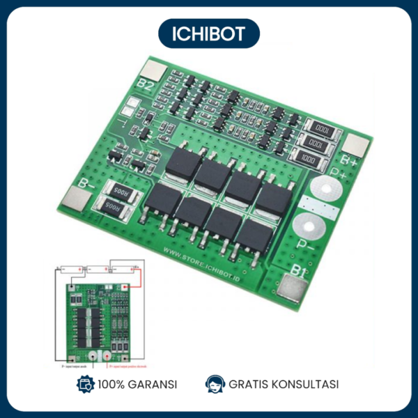 BMS 18650 3S 11.1V 25A Balance Charger Protection Board Lithium