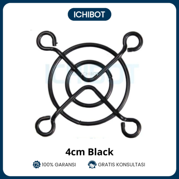 4cm Cover Kipas Grill Pengaman Fan Komputer 40mm Metal Protector
