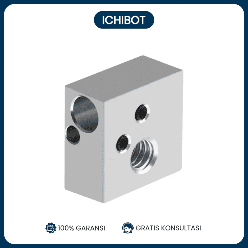 Heater Block 20x20x10 Heating End Heat MK7 MK8 3D Print HeatBlock